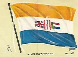 CROMO COLECCION UNIVERSAL 2034: BANDERA UNION SUDAFRICANA. Numero 363