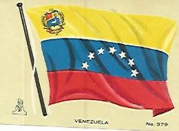 CROMO COLECCION UNIVERSAL 2042: BANDERA VENEZUELA. Numero 379