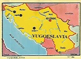 CROMO COLECCION UNIVERSAL 2044: YOGOSLAVIA. Numero 386