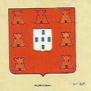 CROMO COLECCION UNIVERSAL 2055: ESCUDO PORTUGAL. Numero 205