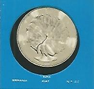 CROMO COLECCION UNIVERSAL 2074: KIAT o RUPIA BIRMANA. Numero 44