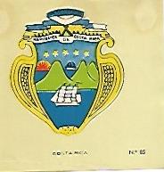 CROMO COLECCION UNIVERSAL 2092: ESCUDO COSTA RICA. Numero 85