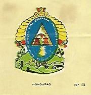 CROMO COLECCION UNIVERSAL 2121: ESCUDO HONDURAS. Numero 173