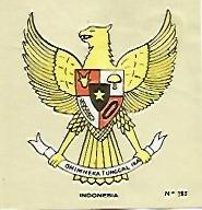 CROMO COLECCION UNIVERSAL 2127: ESCUDO INDONESIA. Numero 185