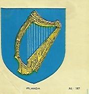CROMO COLECCION UNIVERSAL 2131: ESCUDO IRLANDA. Numero 197