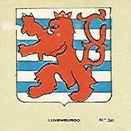 CROMO COLECCION UNIVERSAL 2146: ESCUDO LUXEMBURGO. Numero 241