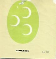 CROMO COLECCION UNIVERSAL 2152: ESCUDO MARRUECOS. Numero 253