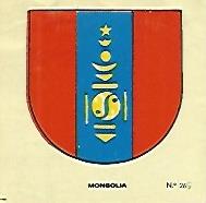CROMO COLECCION UNIVERSAL 2156: ESCUDO MONGOLIA. Numero 263