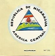 CROMO COLECCION UNIVERSAL 2160: ESCUDO NICARAGUA. Nuemro 273