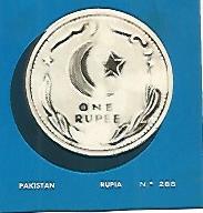 CROMO COLECCION UNIVERSAL 2164: RUPIA DE PAKISTAN. Numero 288