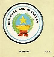 CROMO COLECCION UNIVERSAL 2167: ESCUDO PARAGUAY. Numero 293