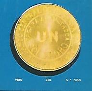 CROMO COLECCION UNIVERSAL 2170: SOL (Peru). Numero 300