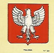 CROMO COLECCION UNIVERSAL 2171: ESCUDO POLONIA. Numero 301