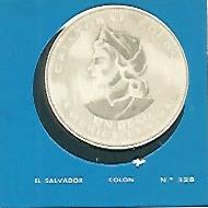 CROMO COLECCION UNIVERSAL 2182: COLON (El Salvador). Numero 328