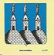 CROMO COLECCION UNIVERSAL 2183: ESCUDO SAN MARINO. Numero 329