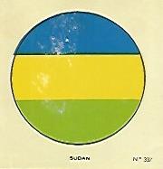 CROMO COLECCION UNIVERSAL 2187: ESCUDO SUDAN. Numero 337