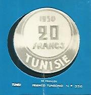 CROMO COLECCION UNIVERSAL 2194: FRANCO TUNECINO. Numero 356