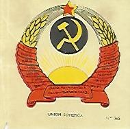 CROMO COLECCION UNIVERSAL 2197: ESCUDO UNION SOVIETICA. Numero 365