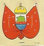 CROMO COLECCION UNIVERSAL 2201: ESCUDO YEMEN. Numero 381