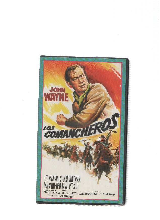 Pelicula VHS: LOS COMANCHEROS - John Wayne