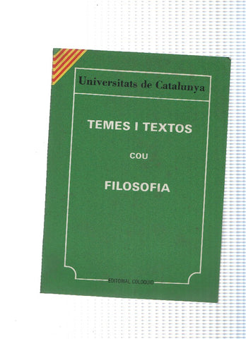 Temes i Textos COU Filosofia