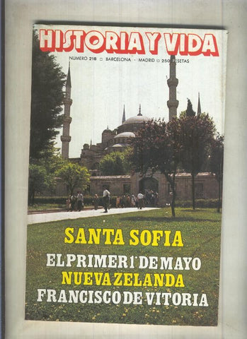 Historia y Vida numero 218: Bohemia española en Paris