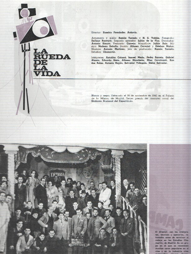 Ficha cine Suevia Films: La rueda de la vida y Campeones