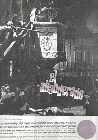 Ficha cine Suevia Films: El abanderado y el rey de las finanzas