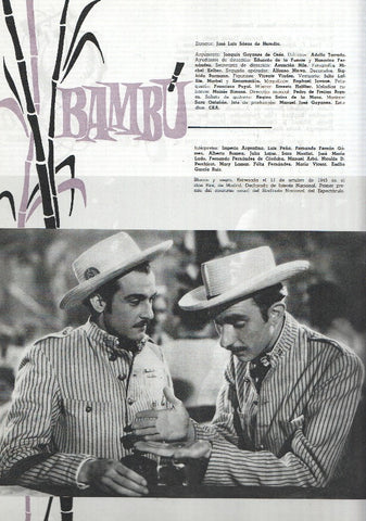 Ficha cine Suevia Films: Castañuela y Bambu