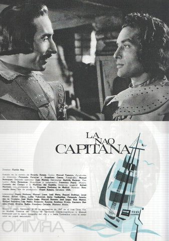 Ficha cine Suevia Films: La nao capitana y La dama de armiño
