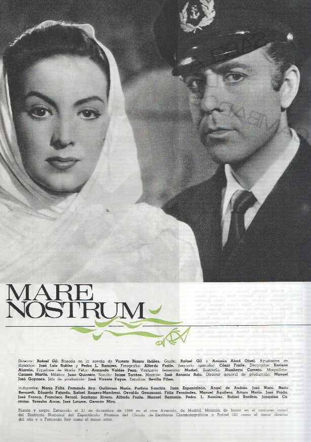 Ficha cine Suevia Films: Sabela de Cambados y Mare Nostrum