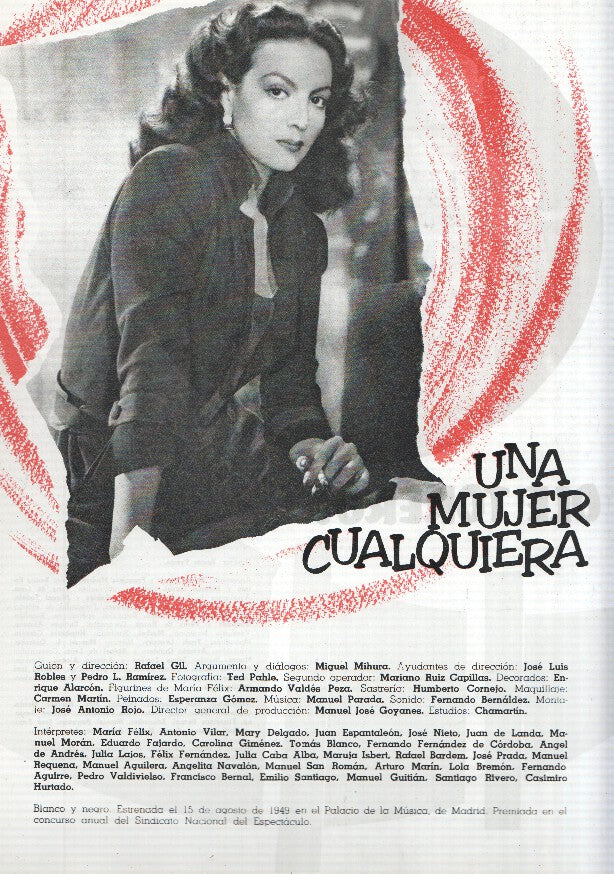 Ficha cine Suevia Films: Ole torero y Una mujer cualquiera