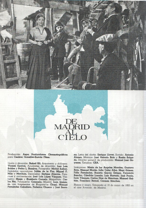 Ficha cine Suevia Films: Estrella de sierra morena y De madrid al cielo