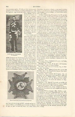 LAMINA ESPASA 8642: Uniforme de los monteros de Espinosa