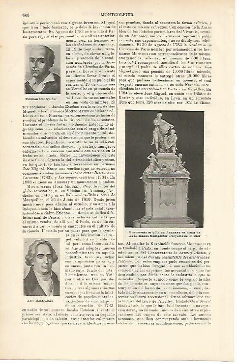 LAMINA ESPASA 8668: Esteban y Jose Montgolfier