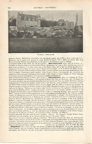 LAMINA ESPASA 8696: Vista general de Montresor Francia