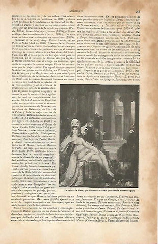 LAMINA ESPASA 8738: La reina de Saba por Moreau