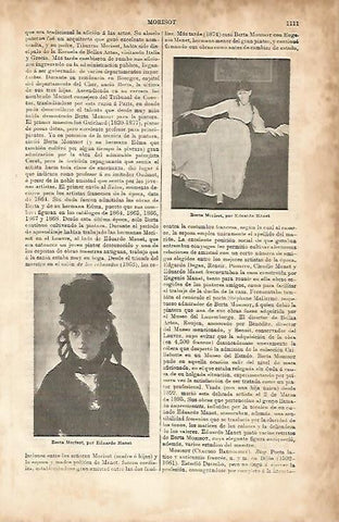 LAMINA ESPASA 8764: Berta Morissot por Monet