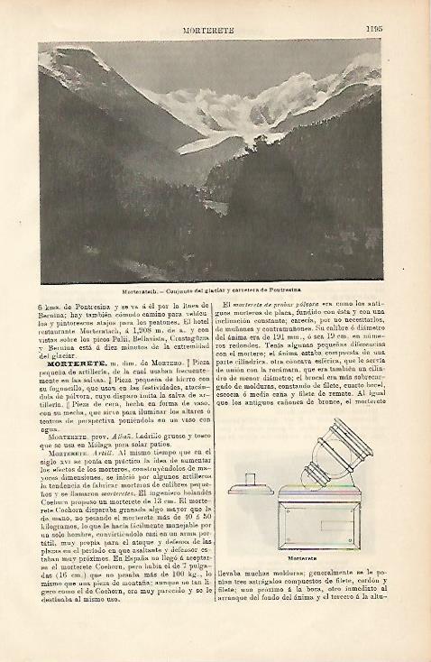 LAMINA ESPASA 8785: Vista de Morteratsch