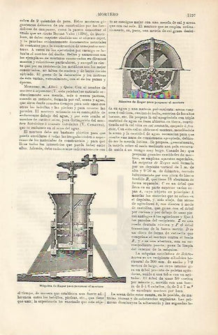 LAMINA ESPASA 8786: Maquina de Roger para preparar mortero