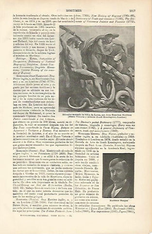 LAMINA ESPASA 8791: Hercules matando la hidra de Lerna por J. H. Mortimer