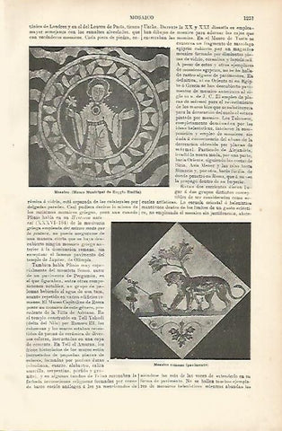 LAMINA ESPASA 8796: Mosaico del Museo Reggio Emilia