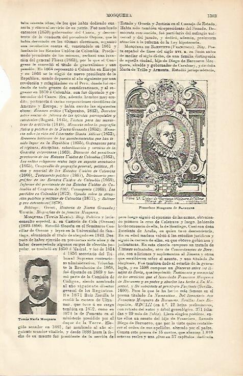 LAMINA ESPASA 8819: Francisco Mosquera de Barnuevo