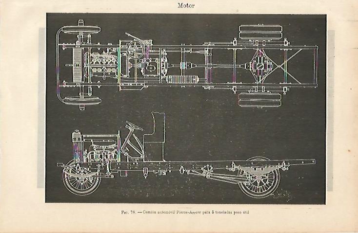 LAMINA ESPASA 8848: Camion Pierce Arrow para 5 toneladas