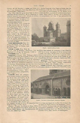 LAMINA ESPASA 8868: Abadia de Laach Alemania