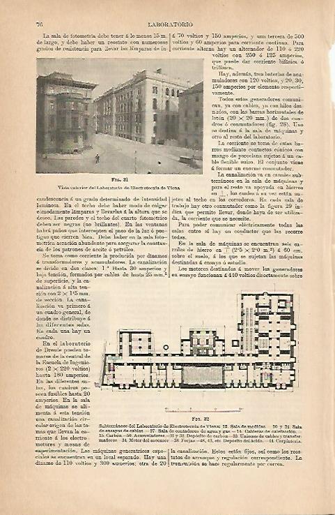 LAMINA ESPASA 8887: Laboratorio de Electrotecnia de Viena