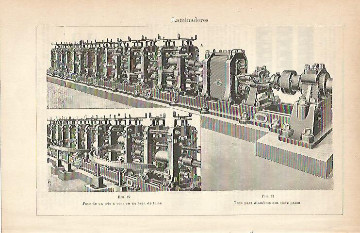 LAMINA ESPASA 8944: Tren para alambres