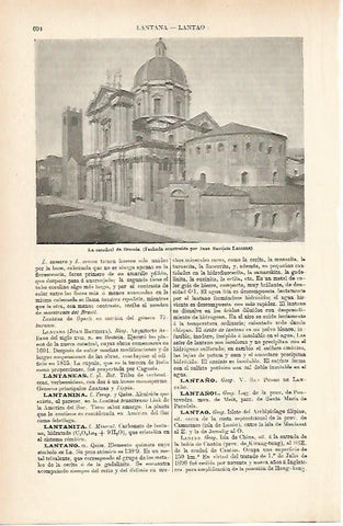 LAMINA ESPASA 8995: Catedral de Brescia Italia