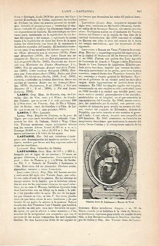 LAMINA ESPASA 9031: Vicente Juan de Lastanosa y Baraiz de Vera