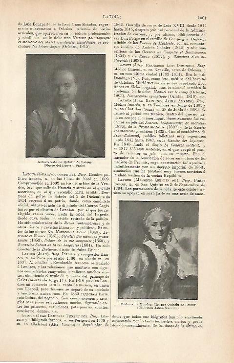 LAMINA ESPASA 9039: Autorretrato de Quintin de Latour